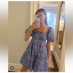 Hill House Mini Matilda Dress in Swedish Floral Print Nap Sold Out Ellie